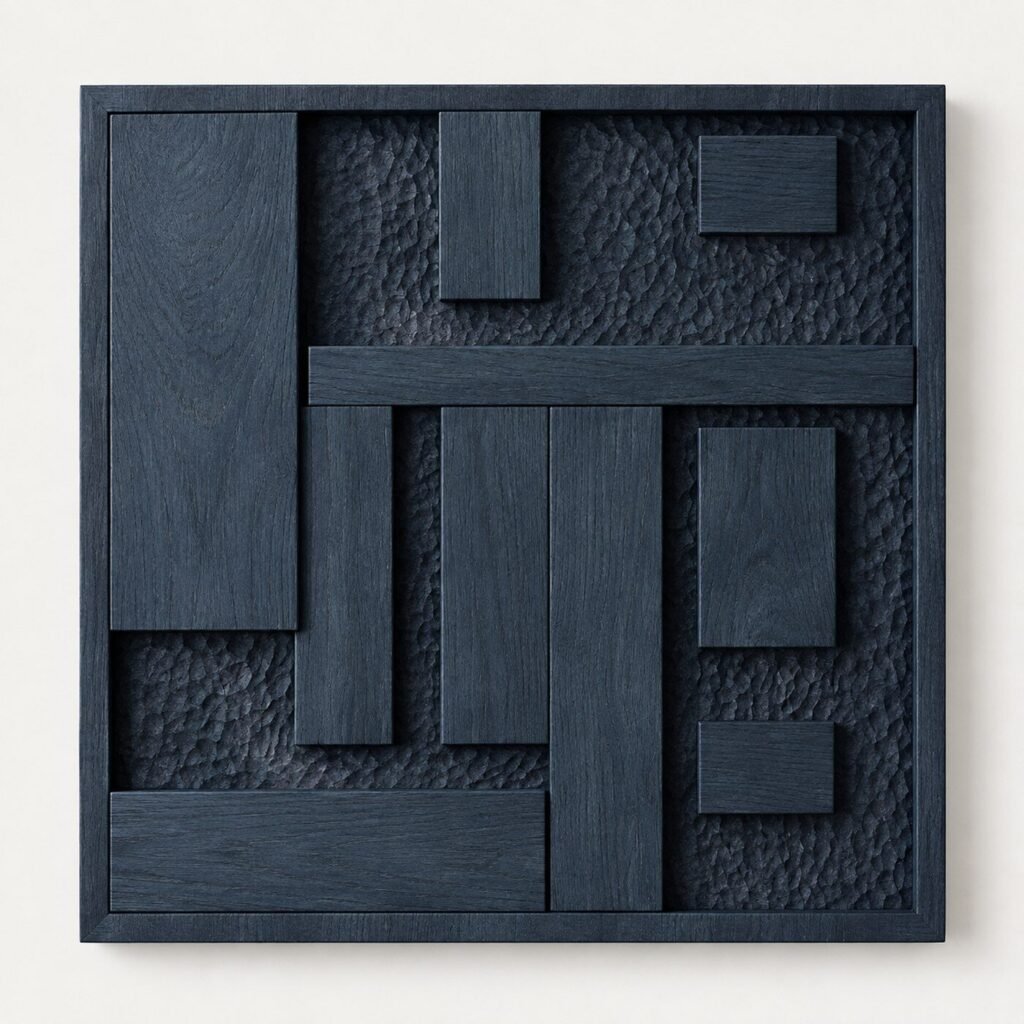 Relief w kolorze granatowym, RYT STUDIO